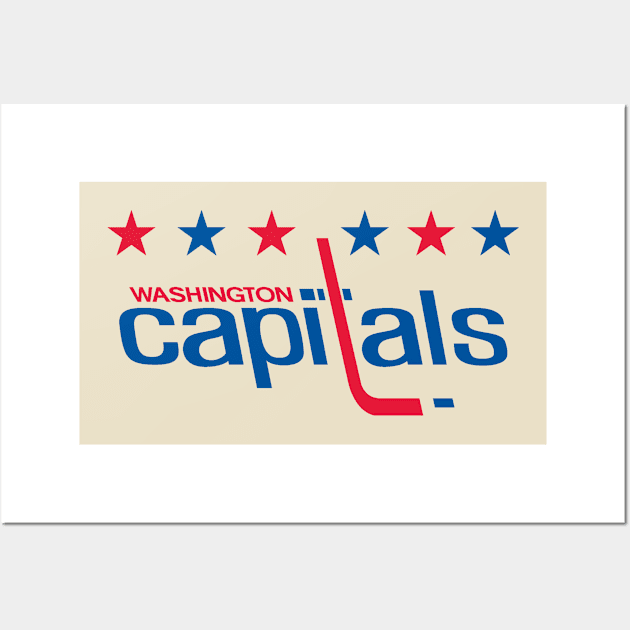 Retro Washington Capitals Wall Art by Jedistudios 